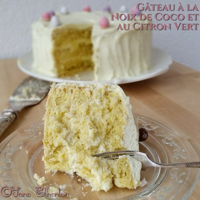 Gâteau de Pâques à la Noix de Coco et au Citron Vert