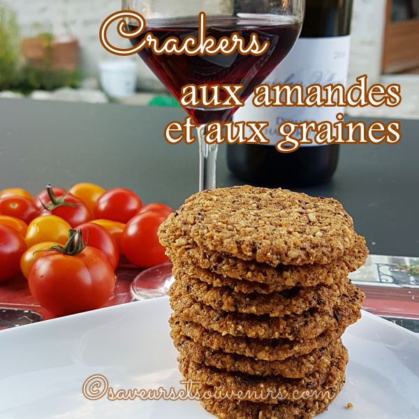 Ces crackers aux graines et aux amandes sont pleins de goût et ils sont sans gluten !