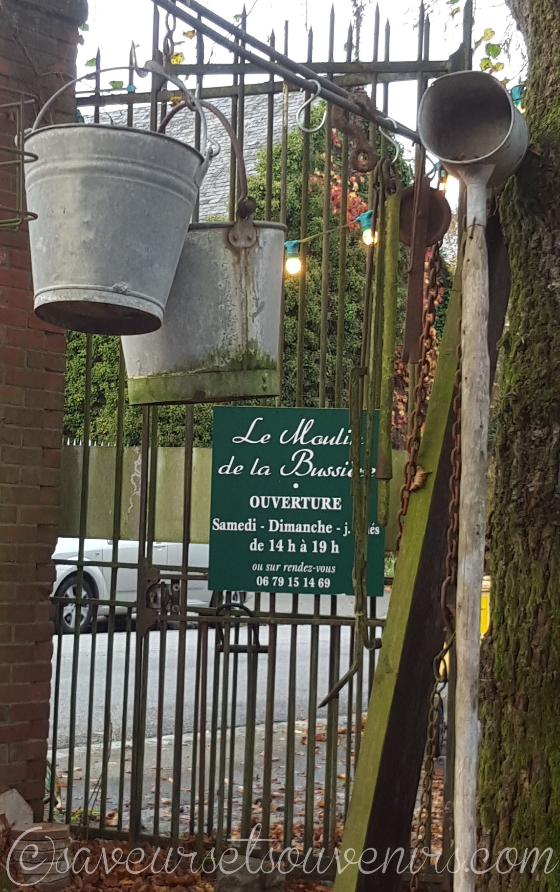 Souvenirs du Moulin de la Bussière (recette Cake aux Bananes et aux Noix)