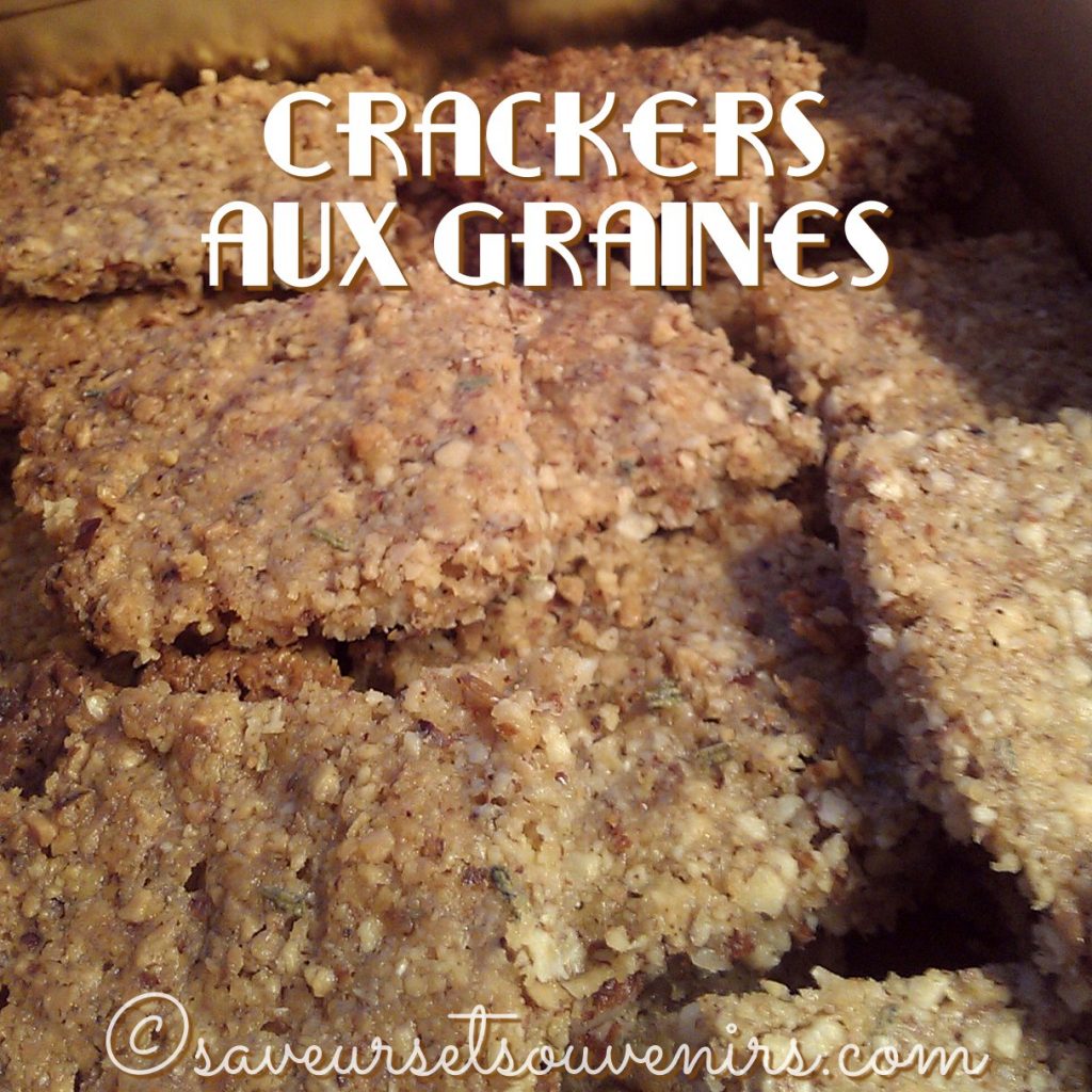 Servez ces délicieux crackers aux graines avec une salade, un velouté et à l'apéritif !