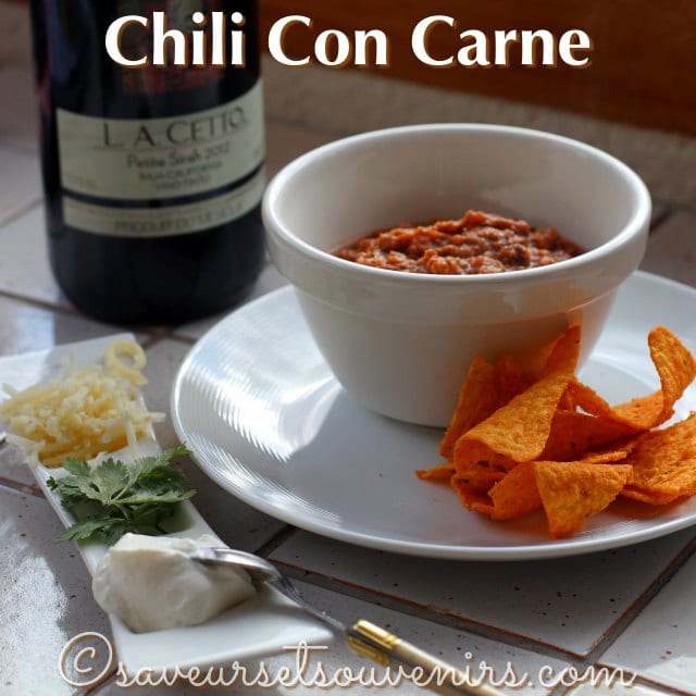 Le Chili Con Carne de ma Mère