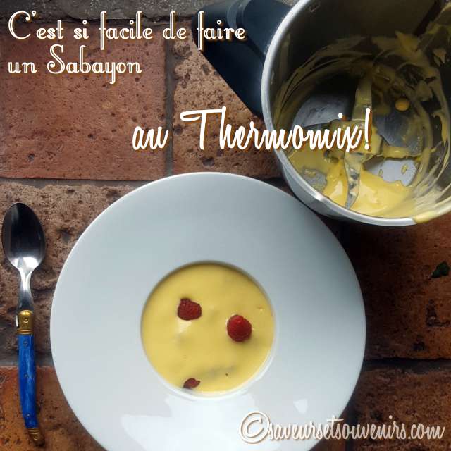 Sabayon au Thermomix