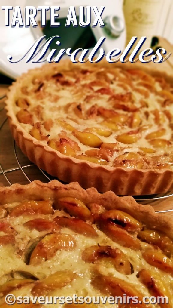 Cette Tarte aux Mirabelles est une superbe façon de tirer le meilleur de la mirabelle, en y associant des amandes et juste ce qu'il faut de crème.